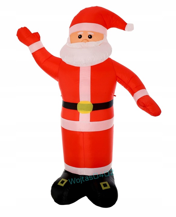 DMUCHANY MIKOŁAJ 1,2M GWIAZDOR LAMPKI choinkowe LED sople choinka ozdoby