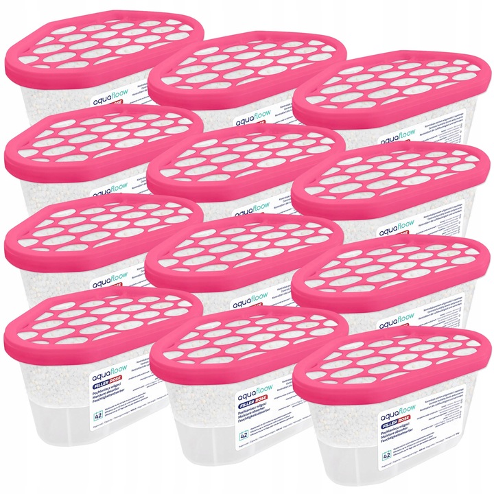 Pochłaniacz wilgoci osuszacz powietrza róża zaparowane szyby 400 ml 12x