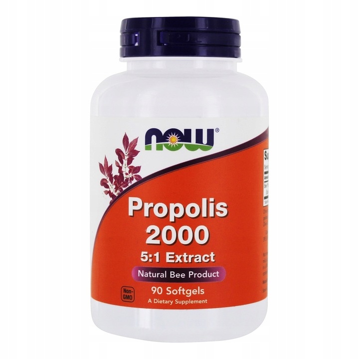 NOW Foods Propolis 2000 KIT PSZCZELI ANTYOKSYDANT ODPORNOŚĆ 100kap
