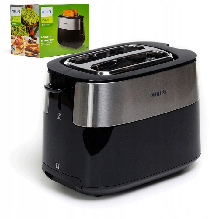 Toster PHILIPS Daily Collection HD2516/90 2 kromki 830W Ruszt
