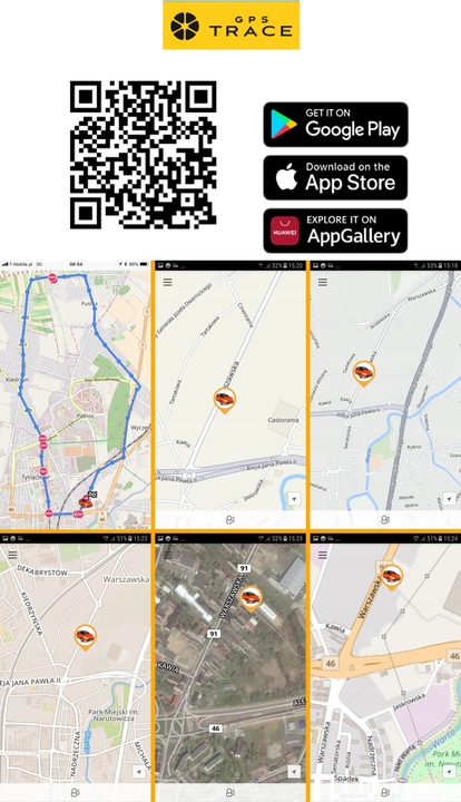 LOKALIZATOR GPS AUTA POJAZDU SAMOCHODU TRACKER 12V 24V SYSTEM ŚLEDZENIA