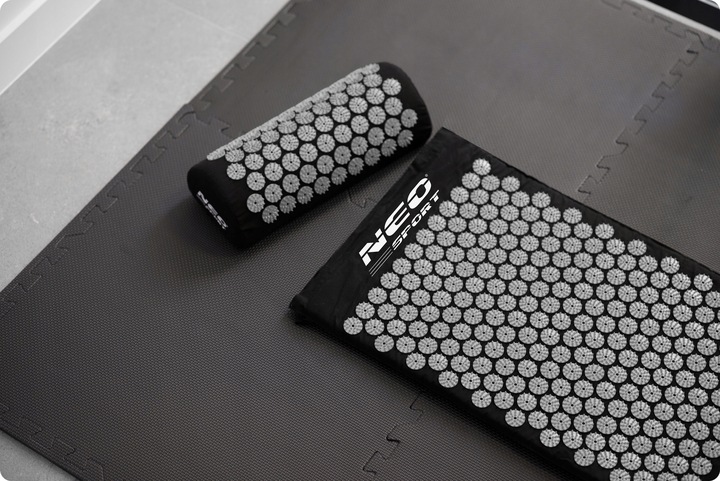 MATA DO AKUPRESURY Z KOLCAMI + PODUSZKA + TORBA