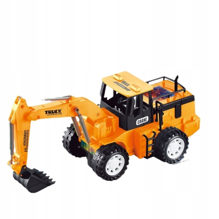 INTERAKTYWNA KOPARKA - NA BATERIE JEŹDZI ŚWIECI GRA