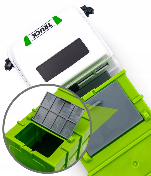 ŚMIECIARKA zdalnie STEROWANA RC DUŻY samochód dla dzieci AUTO Z PILOTEM wóz