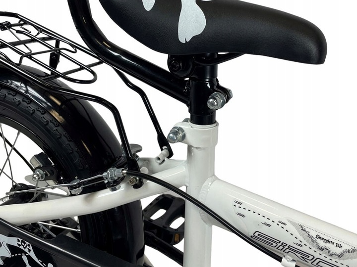 ROWER ROWEREK DZIECIĘCY Z KÓŁKAMI + PROWADNIK KOSZYCZEK BMX 14 CALI PIRATE