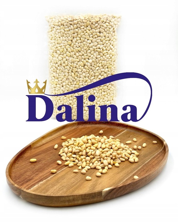 ORZESZKI PINI 500g ORZECHY PINIOWE JASNE NATURALNE 500 g Dalina