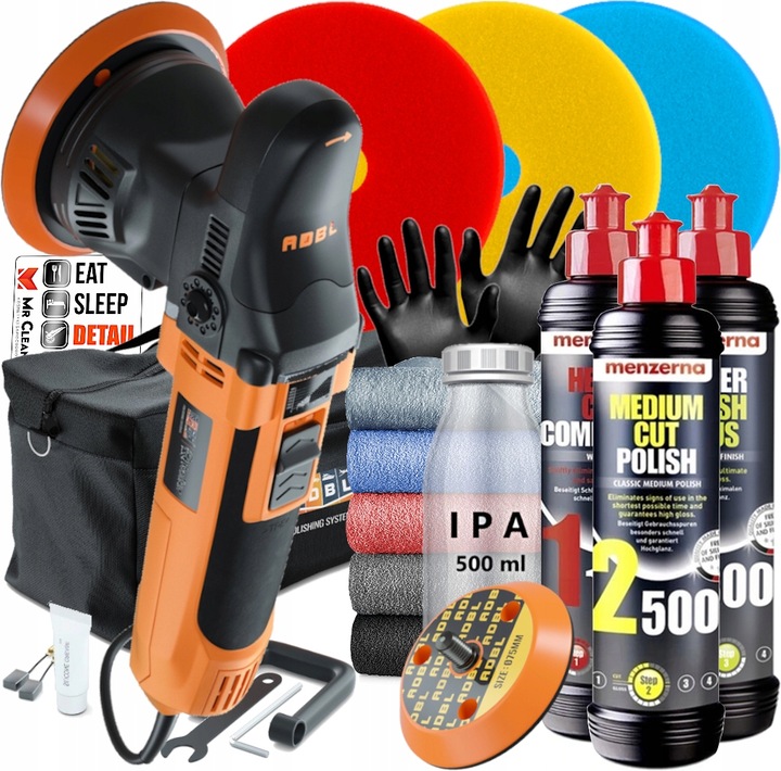 ADBL ROLLER D09125-01 POLERKA MASZYNA POLERSKA POLEROWANIE AUTA 125 MM