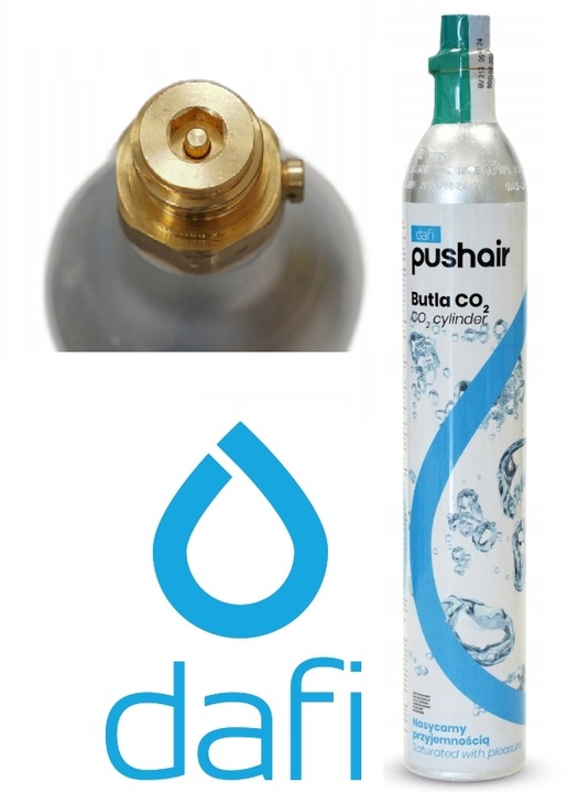 Nabój CO2 do saturatora PUSHAIR DAFI