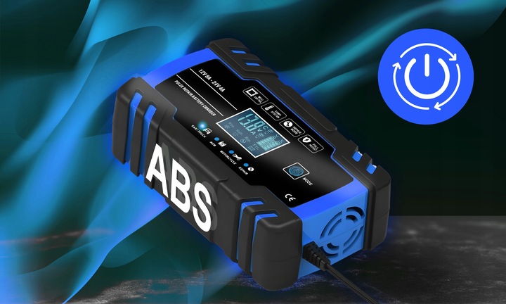 Prostownik AUTOMATYCZNY SAMOCHODOWY FUNKCJA NAPRAWY DO AKUMULATORÓW 12V 24V