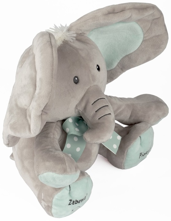 SŁONIK A KUKU INTERAKTYWNY mówi i śpiewa po polsku MADEJ miętowy