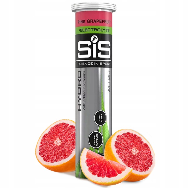 SIS Go Hydro 20 tabletek musujących Nawodnienie Izotonik | Grejpfrutowy