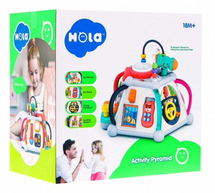 Multikostka kostka edukacyjna interaktywna duża centrum zabawy edukacyjna