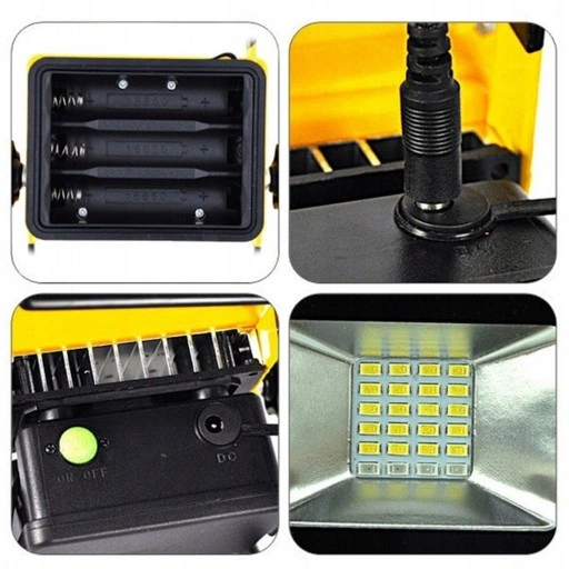 HALOGEN LAMPA PRZENOŚNA ROBOCZA NAŚWIETLACZ LED