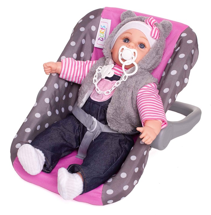 NOSIDEŁKO dla lalek 3w1 NOSIDŁO FOTELIK SAMOCHODOWY BUJAK dla lalki