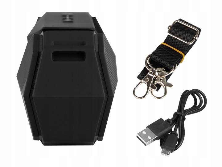 MOCNY GŁOŚNIK BLUETOOTH BOOMBOX BEZPRZEWODOWY RADIO PRZENOŚNY USB SD PASEK