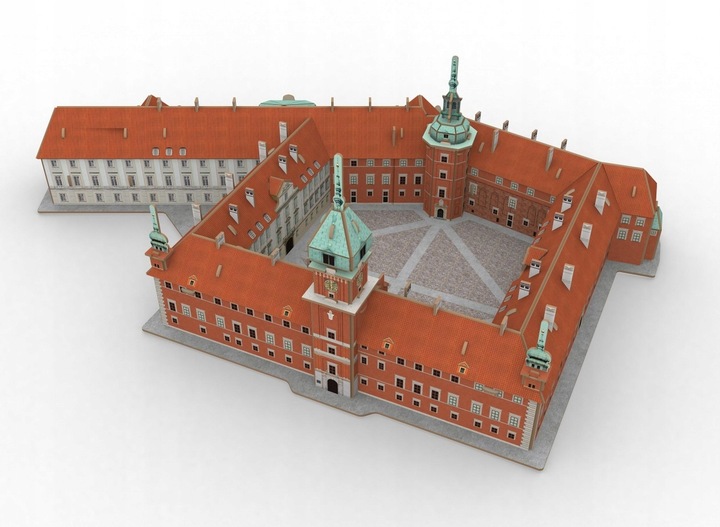 CUBIC FUN PUZZLE 3D Katedra Wawel Zamek Królewski Pałac Kultury F. Szczecin