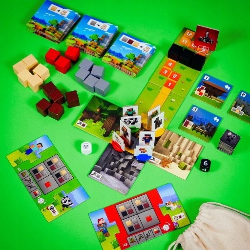 Gra planszowa RAVENSBURGER Minecraft Uratuj wioskę