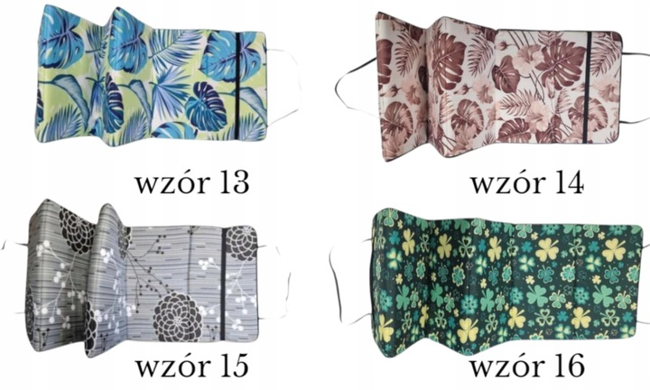 MATERAC PLAŻOWY, RÓŻNE WZORY mata na plaże kamieniste Chorwacja