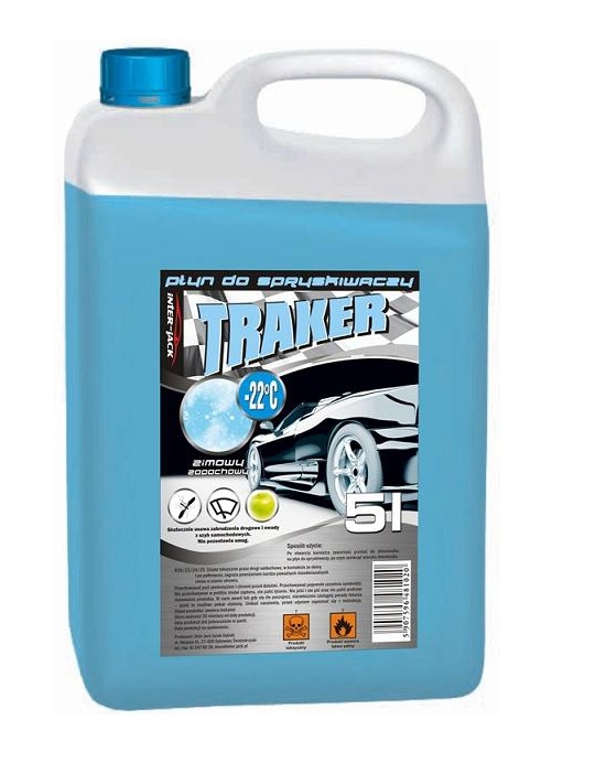 Płyn zimowy do spryskiwaczy Traker 8x5l
