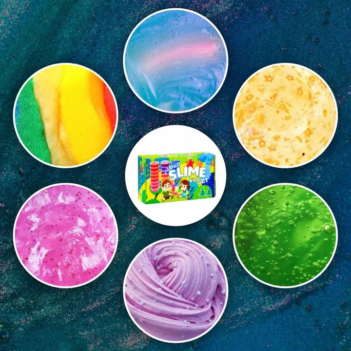 ZESTAW DO ROBIENIA SLIME FABRYKA LABORATORIUM XXL SLIME BOX GLUT JUMBO