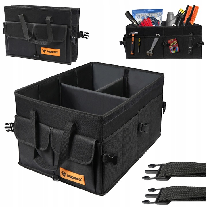 Organizer torba do bagażnika samochodu auta kufer, duży, samochodowy, mocny