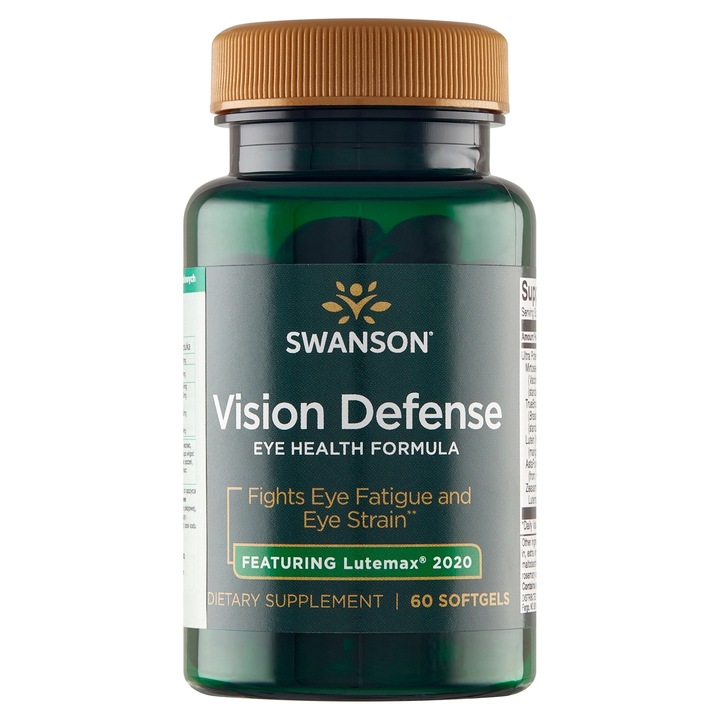 SWANSON VISION DEFENSE wzrok 60k Luteina OCZY