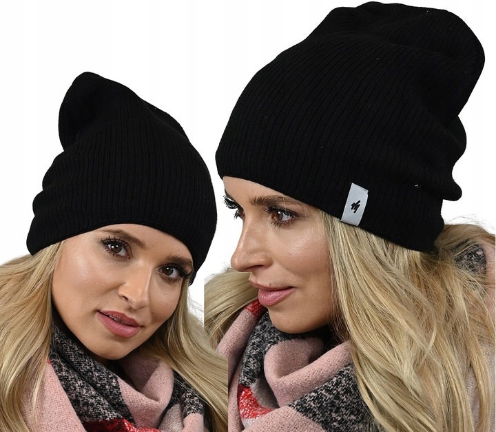 damska CZAPKA na polarze smerfetka beanie