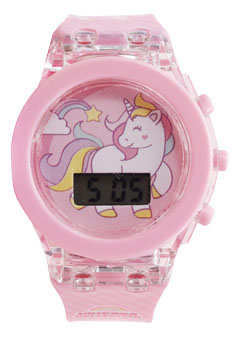 zegarek elektroniczny UNICORN jednorożec LED dla dziewczynki dziecka dzieci