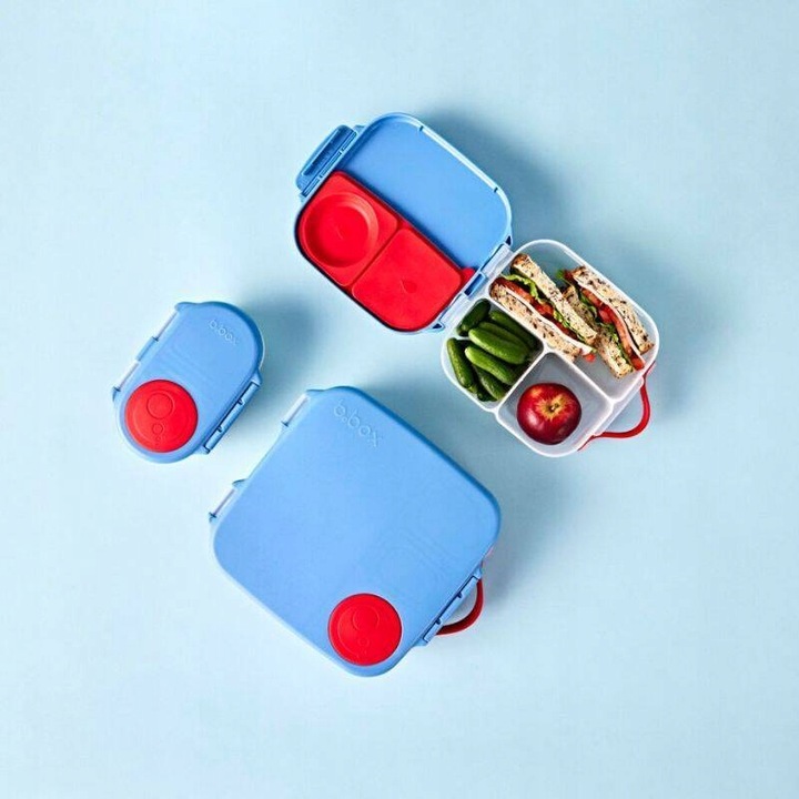 Snackbox na jedzenie Pojemnik na przekąski lunchbox Blue Blaze mini b.box