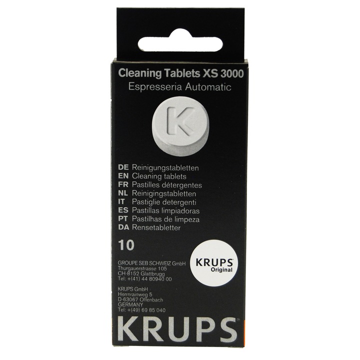 Tabletki do czyszczenia ekspresu Krups XS3000