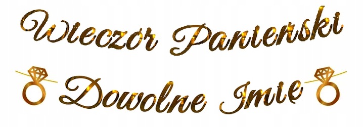 BALONY BOHO dekoracje WIECZÓR PANIEŃSKI baner IMIĘ