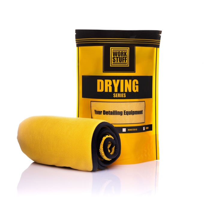 WORK STUFF MONSTER 515g/m2 GRUBY RĘCZNIK do osuszania auta po myciu 90x73cm