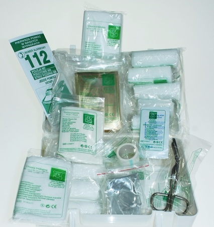 Apteczka Pierwszej Pomocy PRZEMYSŁOWA dla firm ,zakładowa + Wieszak