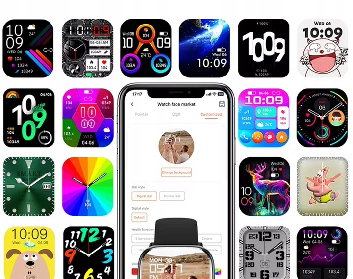 Zegarek SMARTWATCH prezent dziewczynka 1.75CALA AMOLED - ROZMOWY