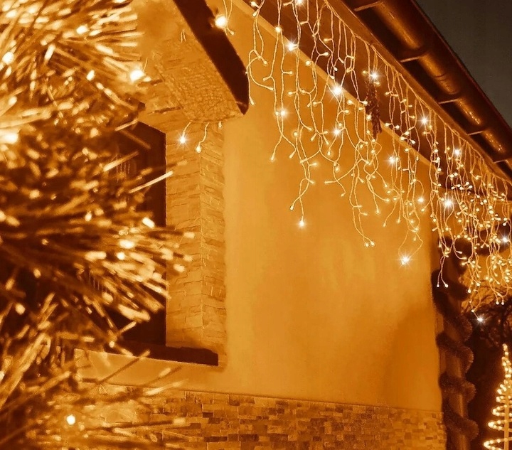 SOPLE 500 LED LAMPKI ZEWNĘTRZNE ŚWIĄTECZNE CIEPŁE 19m TRYTYTKI PROGRAMATOR