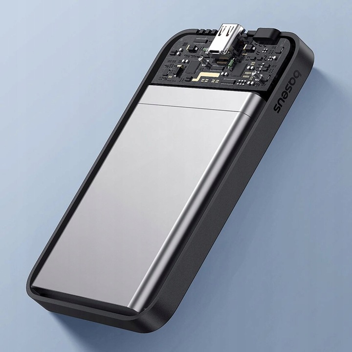 Powerbank indukcyjny z kablem USB-C Baseus do MagSafe Qi QC PD 5000mAh 20W