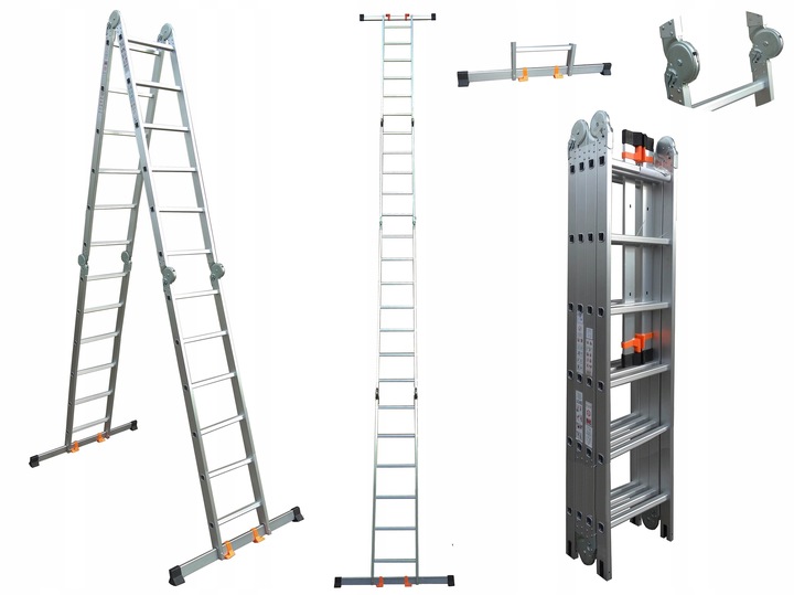 DRABINA PRZEGUBOWA 4x6 PROFESJONALNA 684 CM