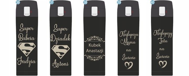 KUBEK TERMICZNY TERMOS NA KAWĘ HERBATĘ DO SAMOCHODU 440 ml PREZENT GRAWER