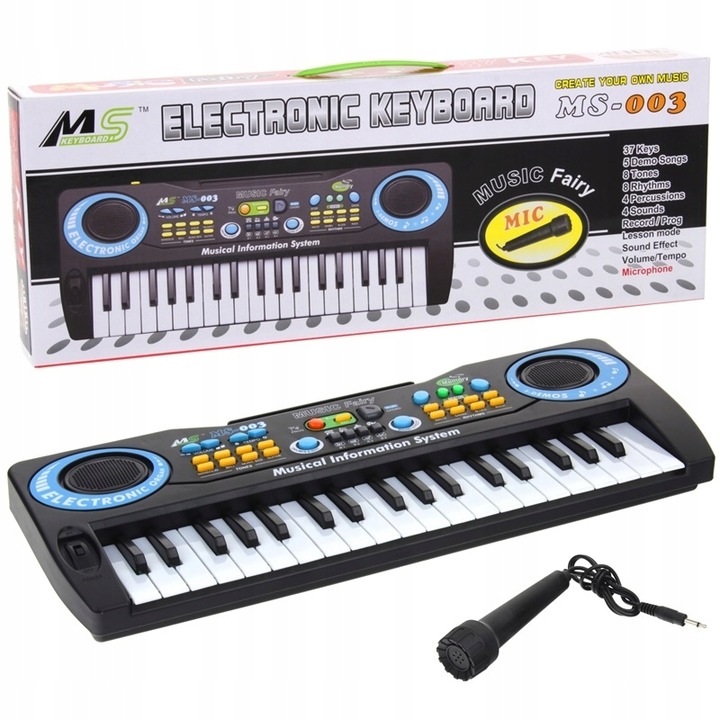 Keyboard Organy Pianino z Mikrofonem dla Dzieci Instrumenty Muzyczne