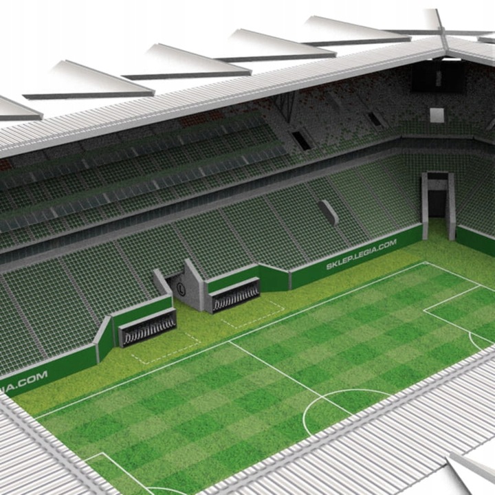 Stadion Miejski Legii Warszawa im. J. Piłsudskiego - LEGIA - Puzzle 3D 154