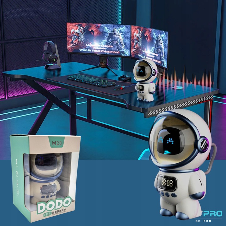 GŁOŚNIK Bluetooth z RADIEM DLA DZIECI bezprzewodowy LAMPKA NOCNA na PREZENT