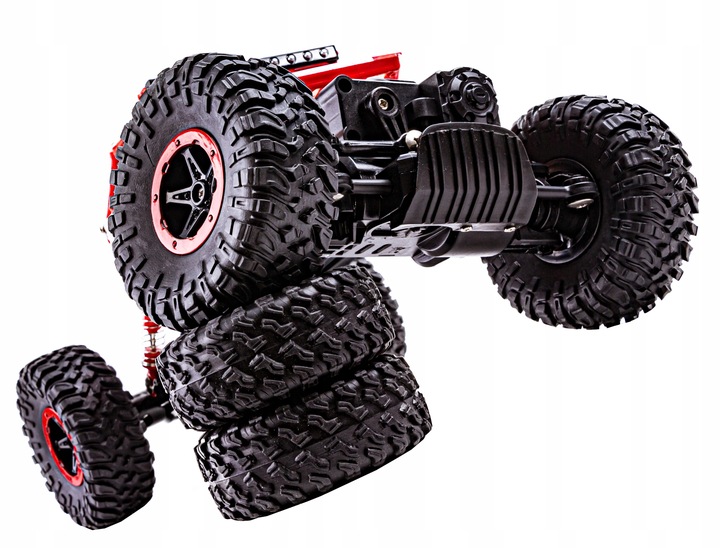 Samochód Auto RC ROCK CRAWLER 2.4 GHz 1:18 Czerwony Zdalnie Strerowany RC