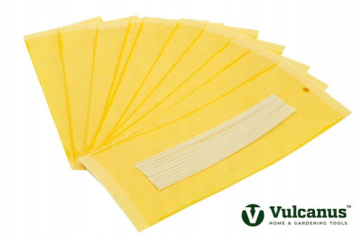 40x Lepy Żółte Do Doniczek Pułapki Do Szklarni Tablice Lepowe Na Ziemiórki