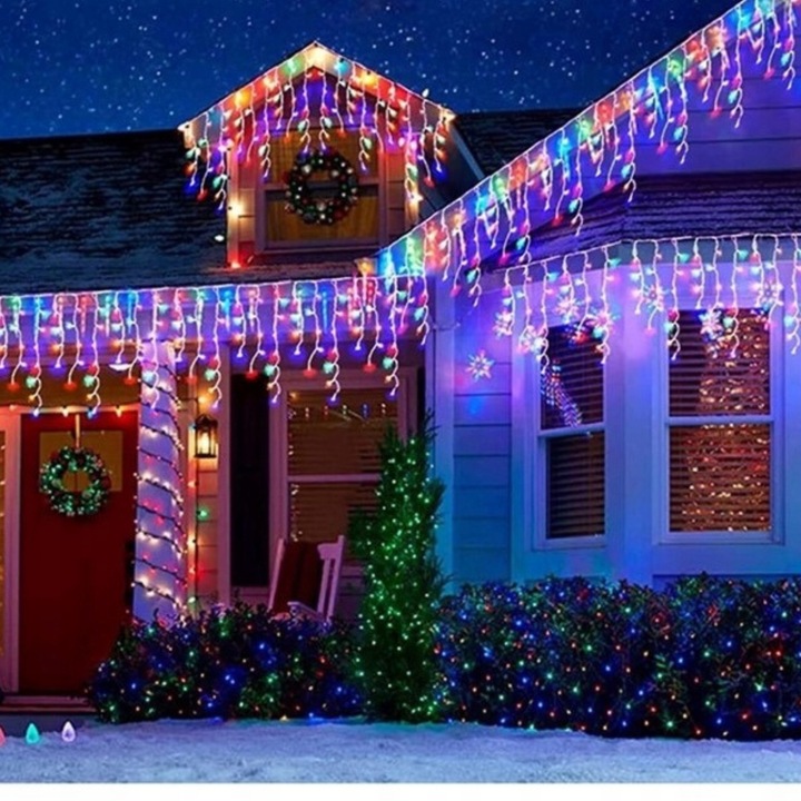 SOPLE 300 LED LAMPKI ZEWNĘTRZNE IP44 STAŁE + FLASH ŚWIATEŁKA MULTIKOLOR