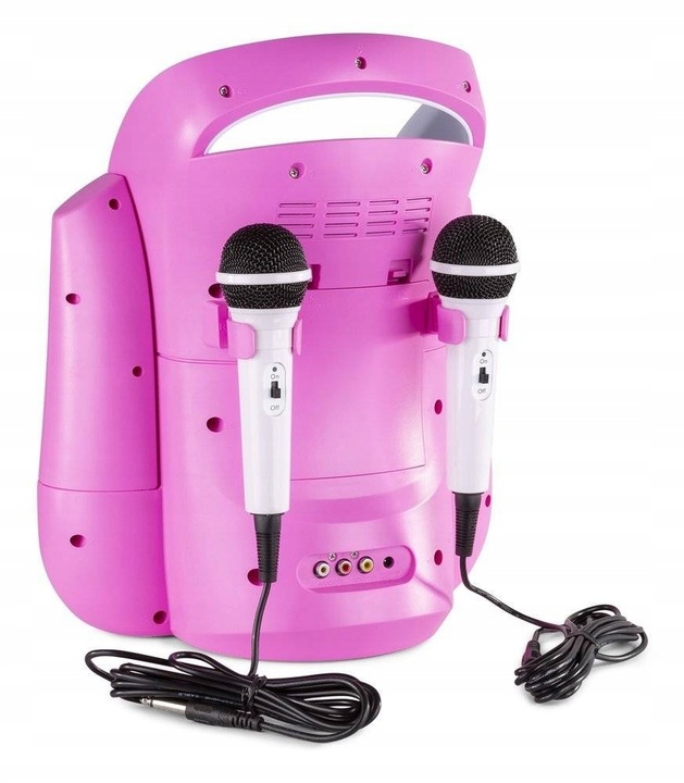 Zestaw KARAOKE głośnik bluetooth CD+G/2 mikrofony