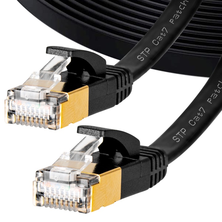 Kabel Ethernet Sieciowy Lan Patchcord Skrętka Internet Płaski Sftp Cat