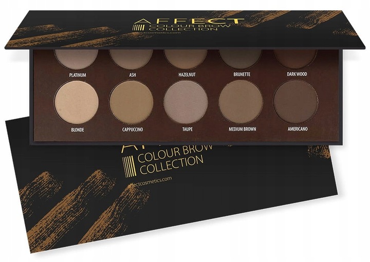 AFFECT COLOUR BROW COLLECTION PALETA CIENI DO BRWI