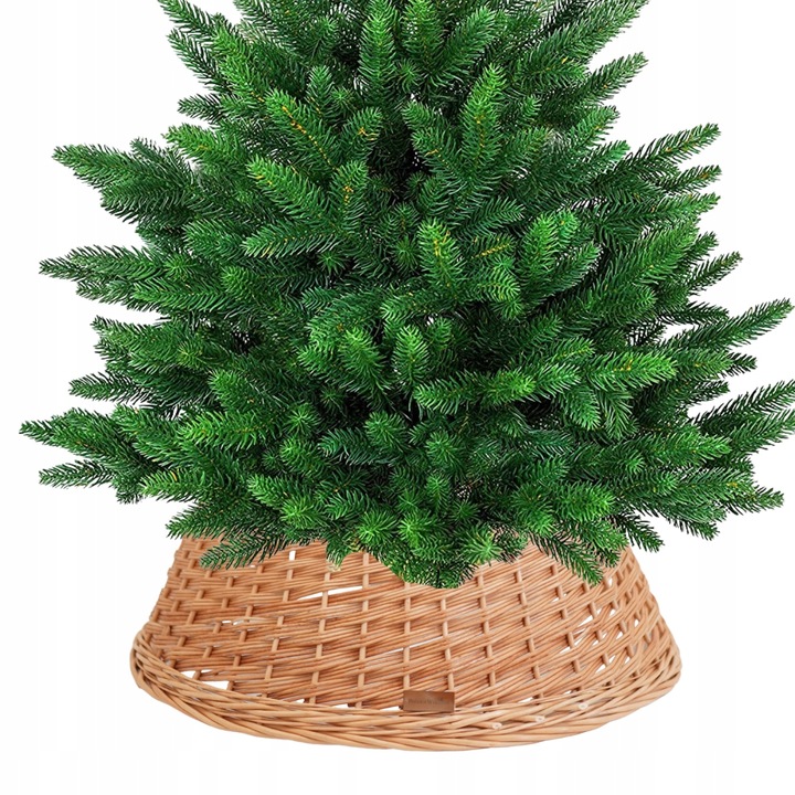 OSŁONA NA STOJAK POD CHOINKĘ WIKLINOWA Ø 45CM NATURALNA
