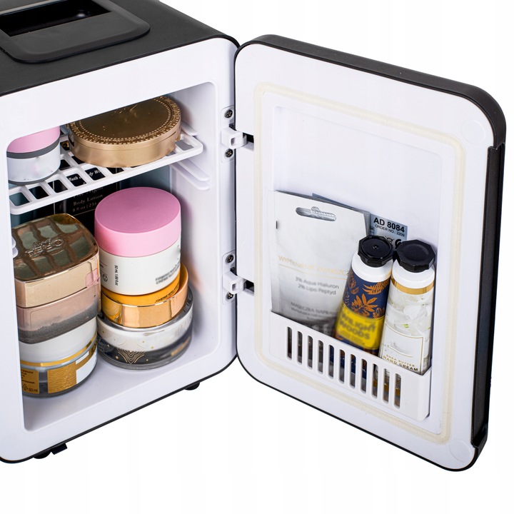 MINI LODÓWKA PRZENOŚNA turystyczna samochodowa 12V i 230V na KOSMETYKI LEKI