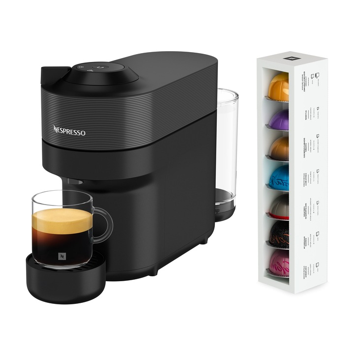 NESPRESSO EKSPRES DO KAWY NA KAPSUŁKI VERTUO POP + ZESTAW KAW 8004399035805